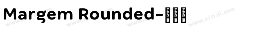 Margem Rounded字体转换